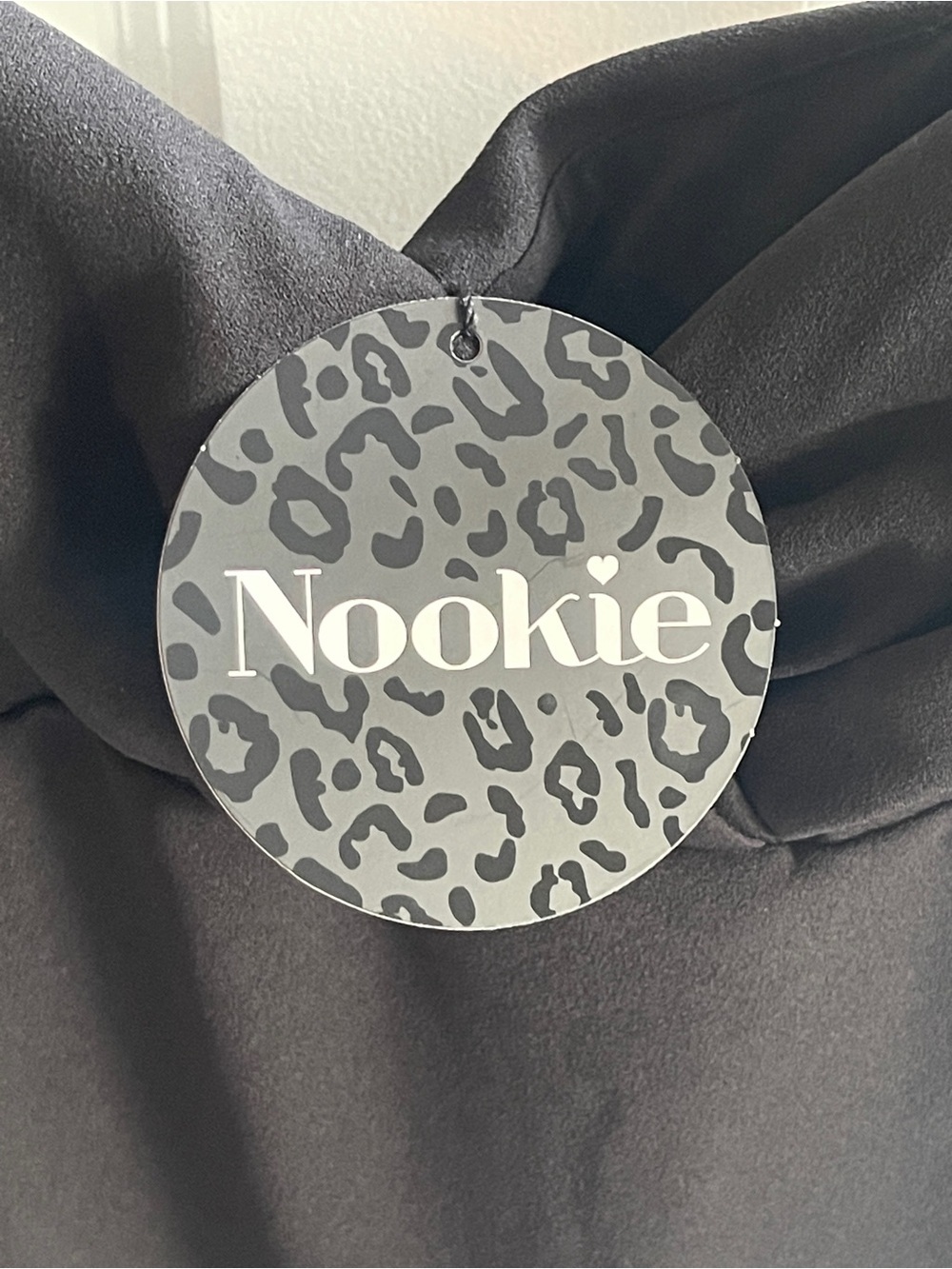 NEW NOOKIE ATHENA'S UNCOVERED PHOENIX DRESS BLACK MIDI LENGTH STRETCH SMALL - Picture 6 of 12